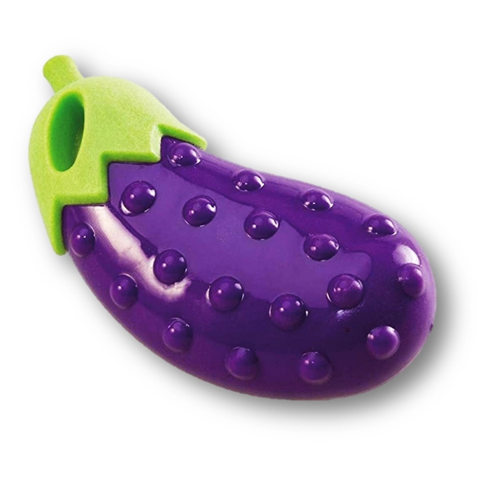 BERENJENA DE SILICONA C/ CHIFLE 12CM (COD 46)