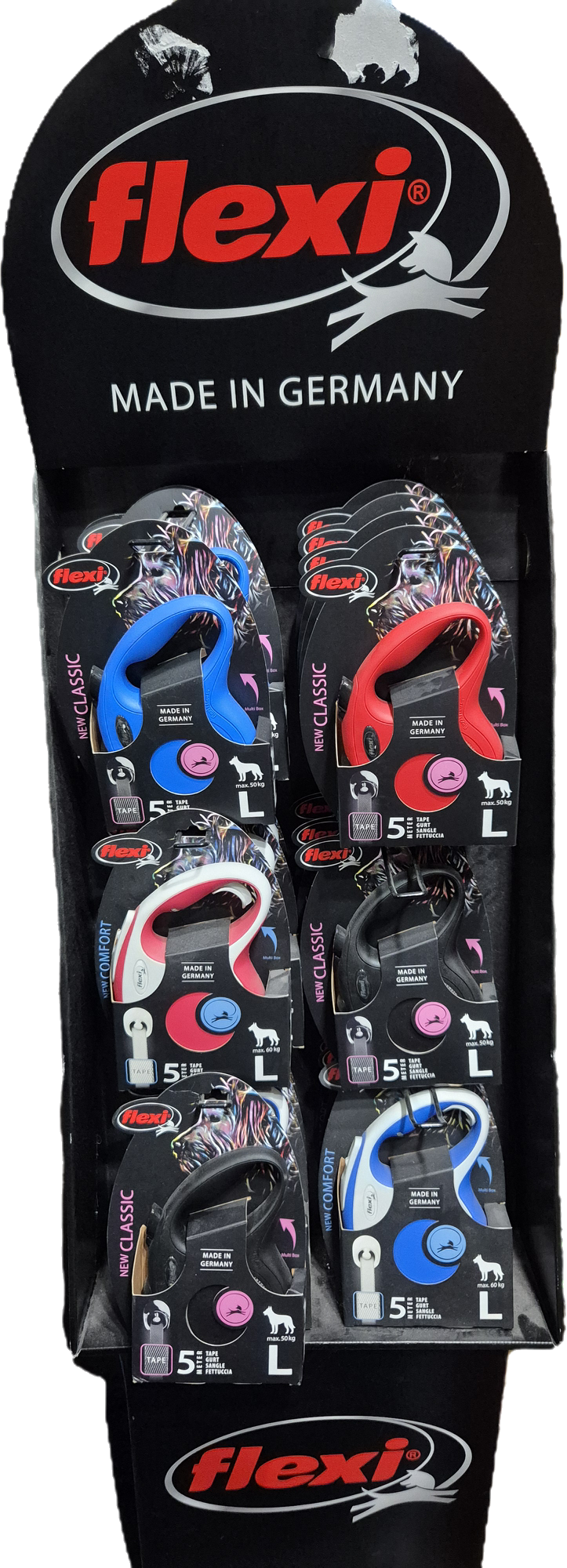 FLEXI CORREA EXT.CLASS.CINTA L" 5M-50KG (COD 908)"